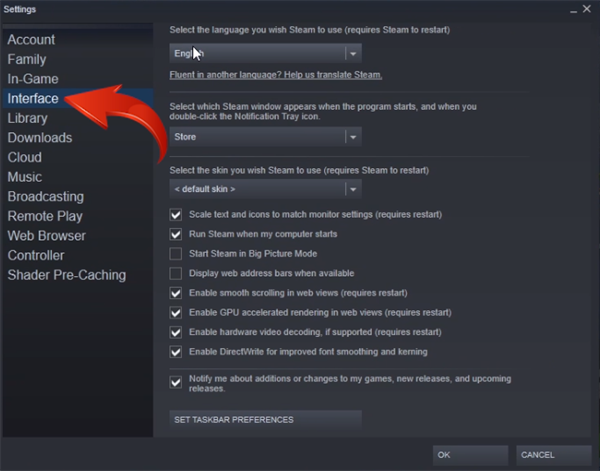重啟Steam客戶端，享受中文界面